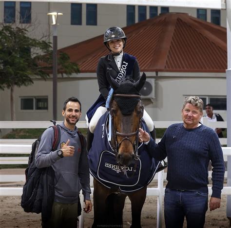 Emir de Vy and Chloe Vranken taking the win in the 2* 1.45m